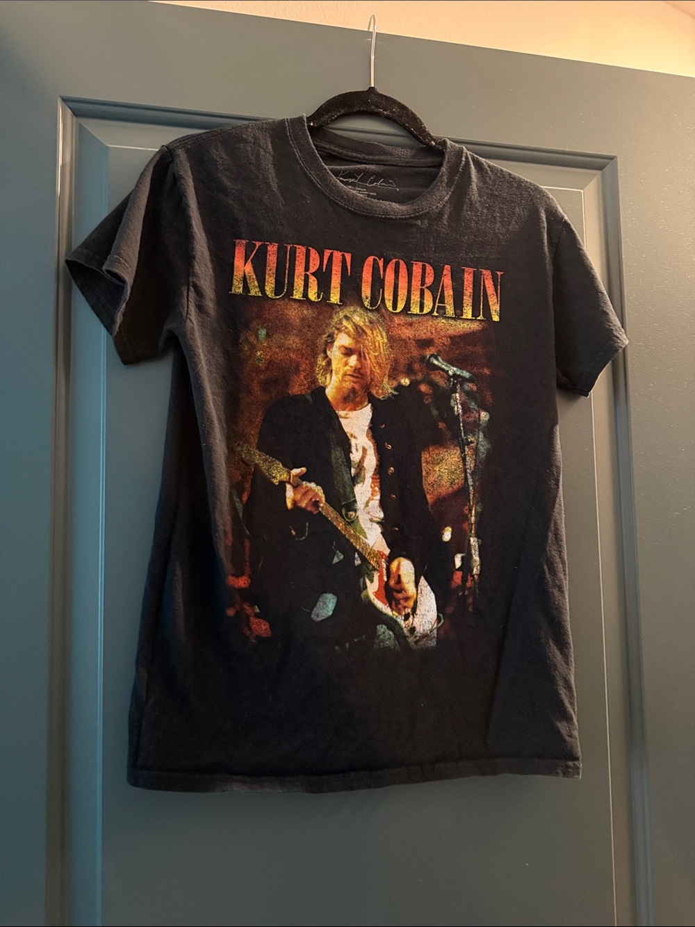 Kurt Cobain Graphic Tee - Black